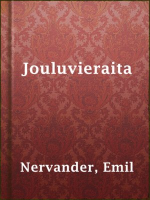 cover image of Jouluvieraita